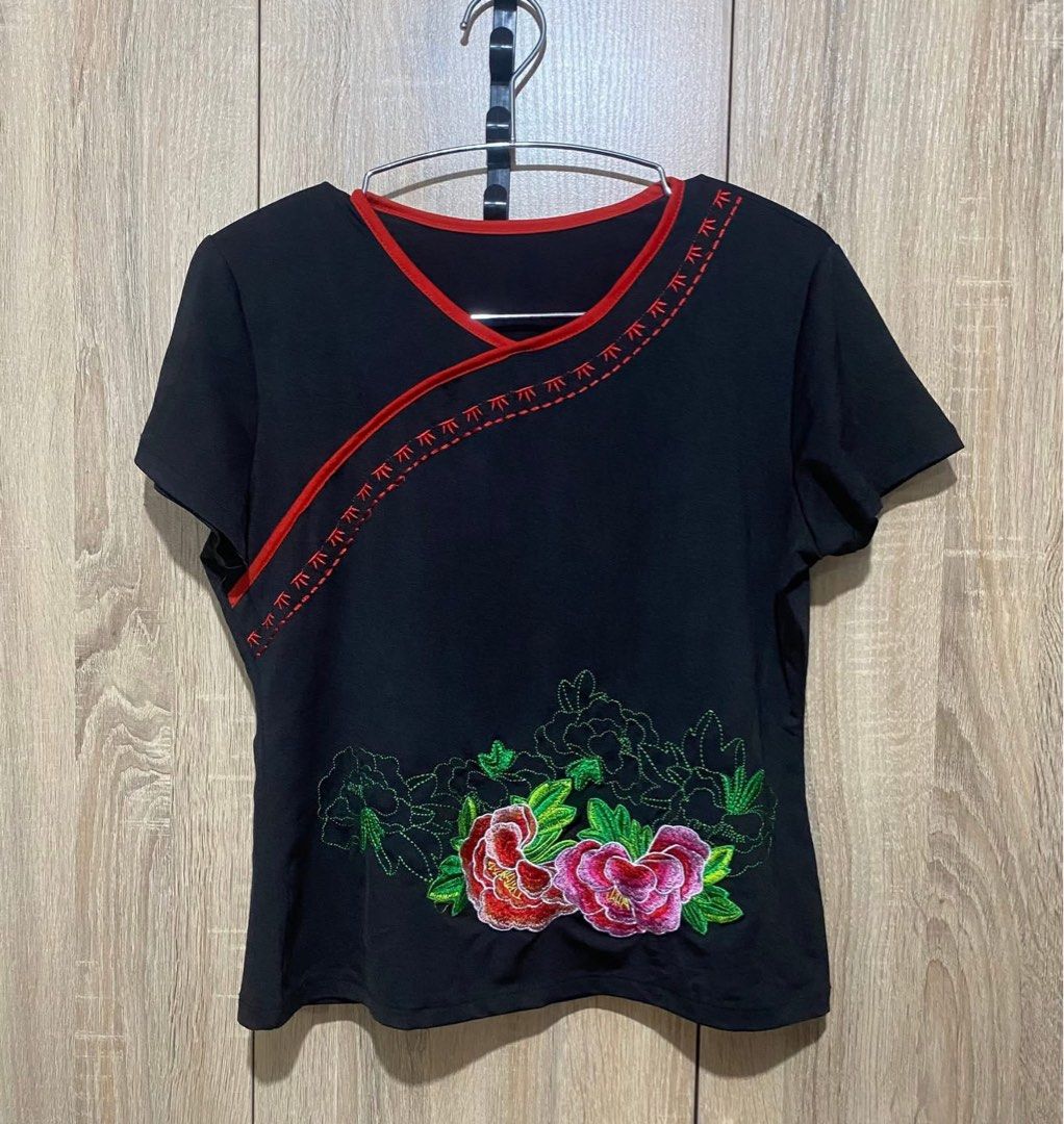 Cheongsam Shirt (Category: Shirts) located in Mandaluyong City. Submitted by aiztyle (Listing ID 1469168496, Image 1). Description: Cheongsam shirt Small to Medium Measurement: Bust 19” Length 20” SALE Php300.00 only.