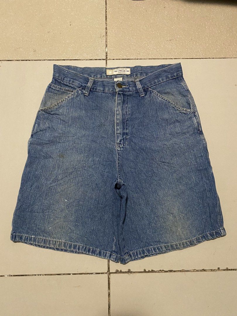 CHEROKEE CARPENTER DENIM JORTS (Category: Shorts) located in Manila. Submitted by thrifted_g00ds2k25 (Listing ID 1469293314, Image 3). Description: CHEROKEE CARPENTER DENIM JORTS SIZE 30 30x20x11.5 EXCELLENT CONDITION 8.5/10 COLOR RATE W/MINOR FLAWS DM FOR MORE DETAILS AND INFO 📥📥.