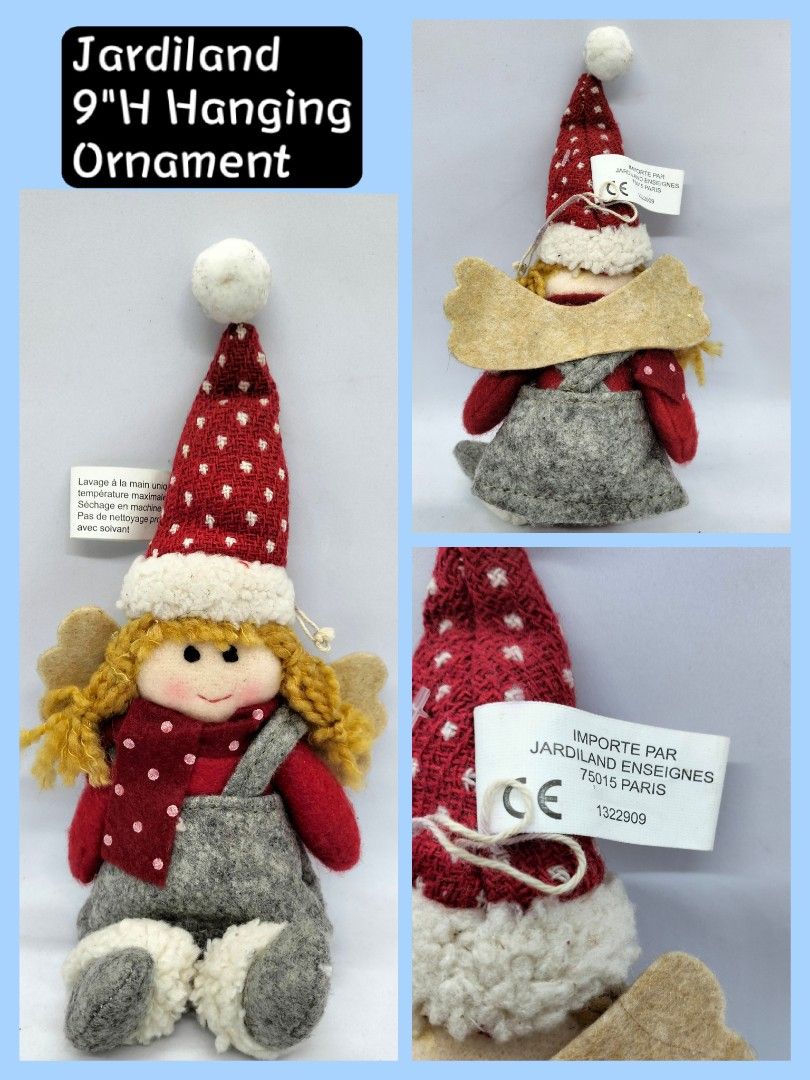 Christmas Hanging Ornaments (Category: Plushies & Soft Toys) located in Baguio. Submitted by toys_of_yesteryear (Listing ID 1469199288, Image 1). Description: 📌loc. Baguio 📌Price: 150.00 each + sf ✅Christmas hanging ornaments. Jp Surplus Like new Actual photos. Buy as is Mop: Gcash Mod: J&T.