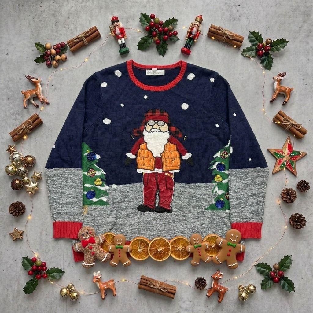 Christmas Santa Sweater (Category: Coats, Jackets and Outerwear) located in Makati City. Submitted by hdn.rck (Listing ID 1469334642, Image 1). Description: Christmas Santa Sweater .