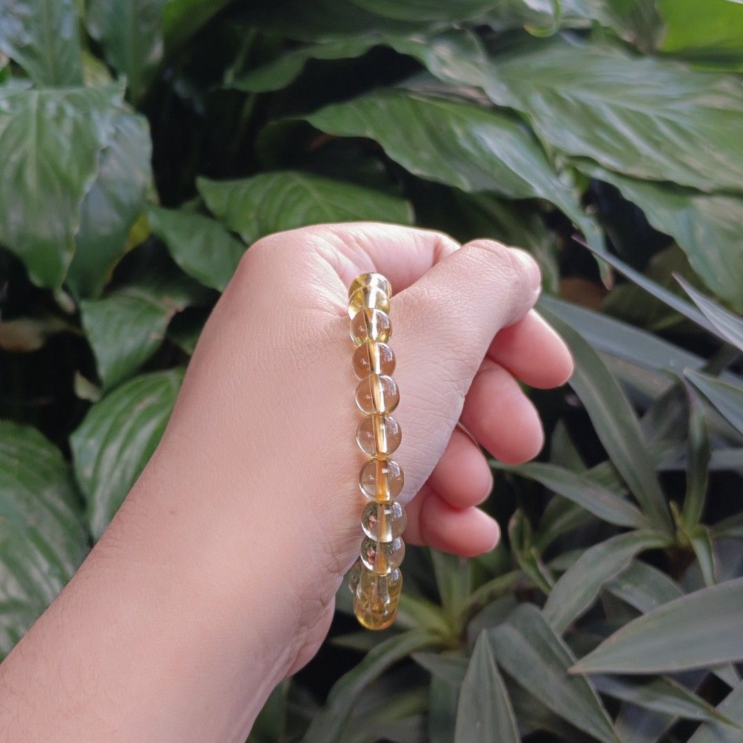 Citrine (Category: Bracelets) located in Manila. Submitted by enchantra_gems (Listing ID 1469276452, Image 3). Description: 💛 Natural Citrine Bracelet ✨ Bring a warm touch of golden elegance to your everyday style. This beautiful citrine bracelet is loved for its radiant color and its traditional association with abundance, prosperity, confidence, and positive energy. ☀️ ✨ Details - Stone: Citrine - Bead Size 8mm - Wrist Size: 16cm - Price: ₱ 30