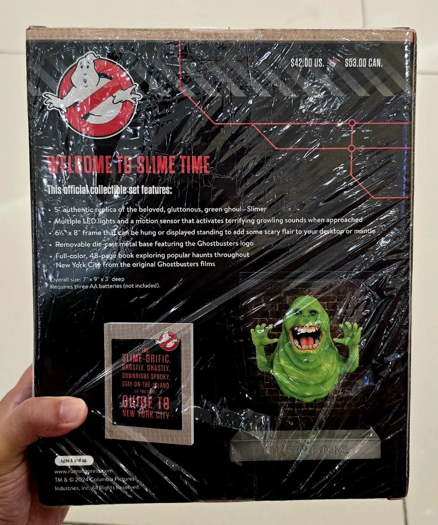 Classic GHOSTBUSTERS SLIMER 🟢 (Category: Character Goods) located in Pasay City. Submitted by monjentoysandcollectibles (Listing ID 1469381426, Image 3). Description: Classic SLIMER motion activated lights up GHOSTBUSTERS 🟢 Collectors item ✅️ US exclusive Sealed MISB | 4500 | GCash 1st to pay 💵 Location: GREENHILLS/PASAY 📌 Pickup Shipping Lalamoves Grabs 📌.