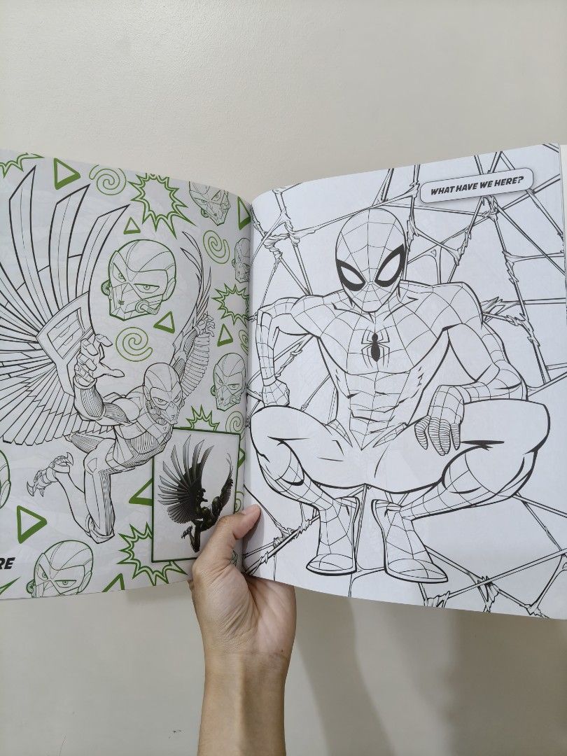 Clean children's coloring books bundle (Category: Children's Books) located in Makati City. Submitted by wowkidsbook (Listing ID 1469314045, Image 3). Description: Perfect as a gift. Unused but it has minor flaws on the cover page. This bundle includes the following: - Spiderman 3-in-1 Colouring - Harry Potter magical places and characters - Jungle Colouring Fun - Christmas Colour - Doodle Design Pastimes Patterns.