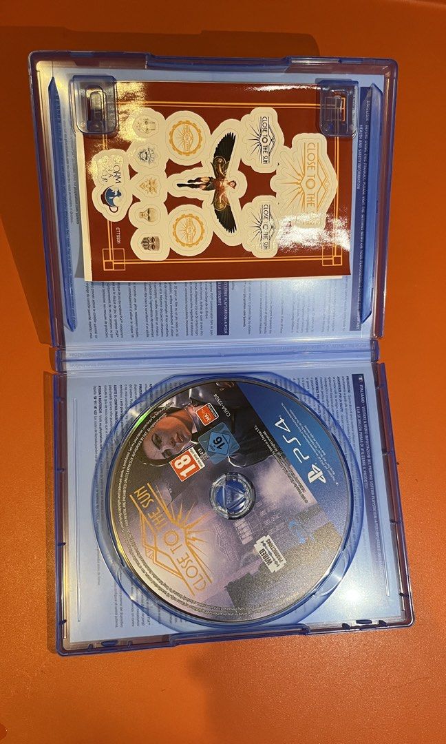 Close to the Sun PS4 Game (Category: PlayStation) located in Navotas City. Submitted by psgvv (Listing ID 1469299292, Image 2). Description: - Title: Close to the Sun - Platform: PlayStation 4 - Condition: Tested and plays perfectly - Inclusions: Original case (closes properly), disc, and extra insert sheet.