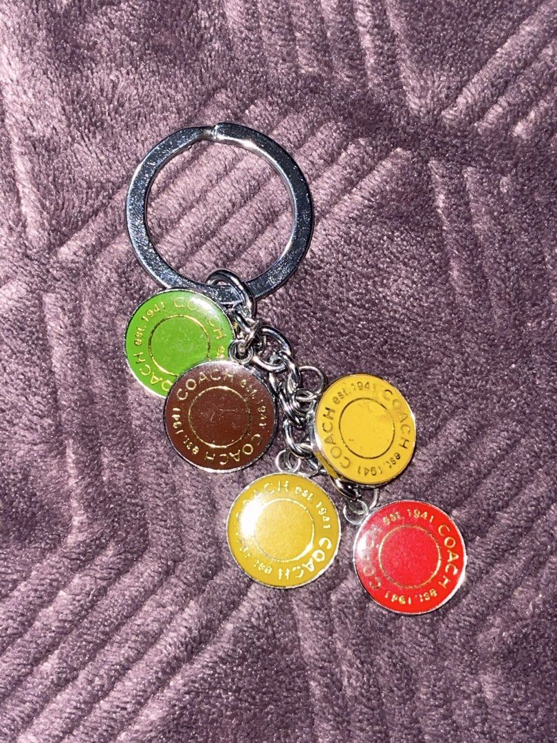 Coach multicolor enamel logo charm keychain (Category: Luxury Accessories) located in Imus. Submitted by siketiredasf (Listing ID 1469376004, Image 1). Description: .