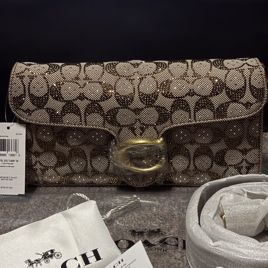Coach Tabby Crystal 26 (Category: Luxury Bags & Wallets) located in Pasig City. Submitted by madiscarte.ph (Listing ID 1469240985, Image 2). Description: New w tag cc and dustbag Orig!💯.