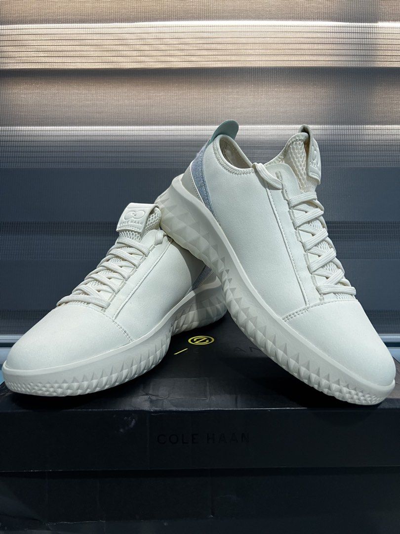 Cole Haan Generation ZERØGRAND II Birch White (Category: Sneakers) located in Valenzuela. Submitted by abajabajabaja (Listing ID 1469323960, Image 2). Description: - Brand: Cole Haan Generation ZERØGRAND II - Color: Birch White with subtle blue heel pull loop - Size: Women's 8W - Sole: Eco-friendly FlowerFoam made from natural dandelion rubber - Condition: Brand new, fresh out of the box - Inclusions: Original box included - Ideal for: Daily trai