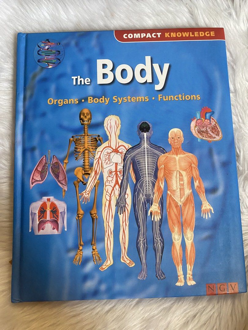 Compact Knowledge The Body Anatomy Reference Book NGV (Category: Textbooks) located in Quezon City. Submitted by donagraceliwanag (Listing ID 1469308879, Image 1). Description: - Title: The Body (Compact Knowledge Reference Guide) - Format: Hardcover edition - Content: Covers organs, body systems, and biological functions - Visuals: Detailed anatomical illustrations including human skeleton, heart, digestive tract, and endocrine glands - Features