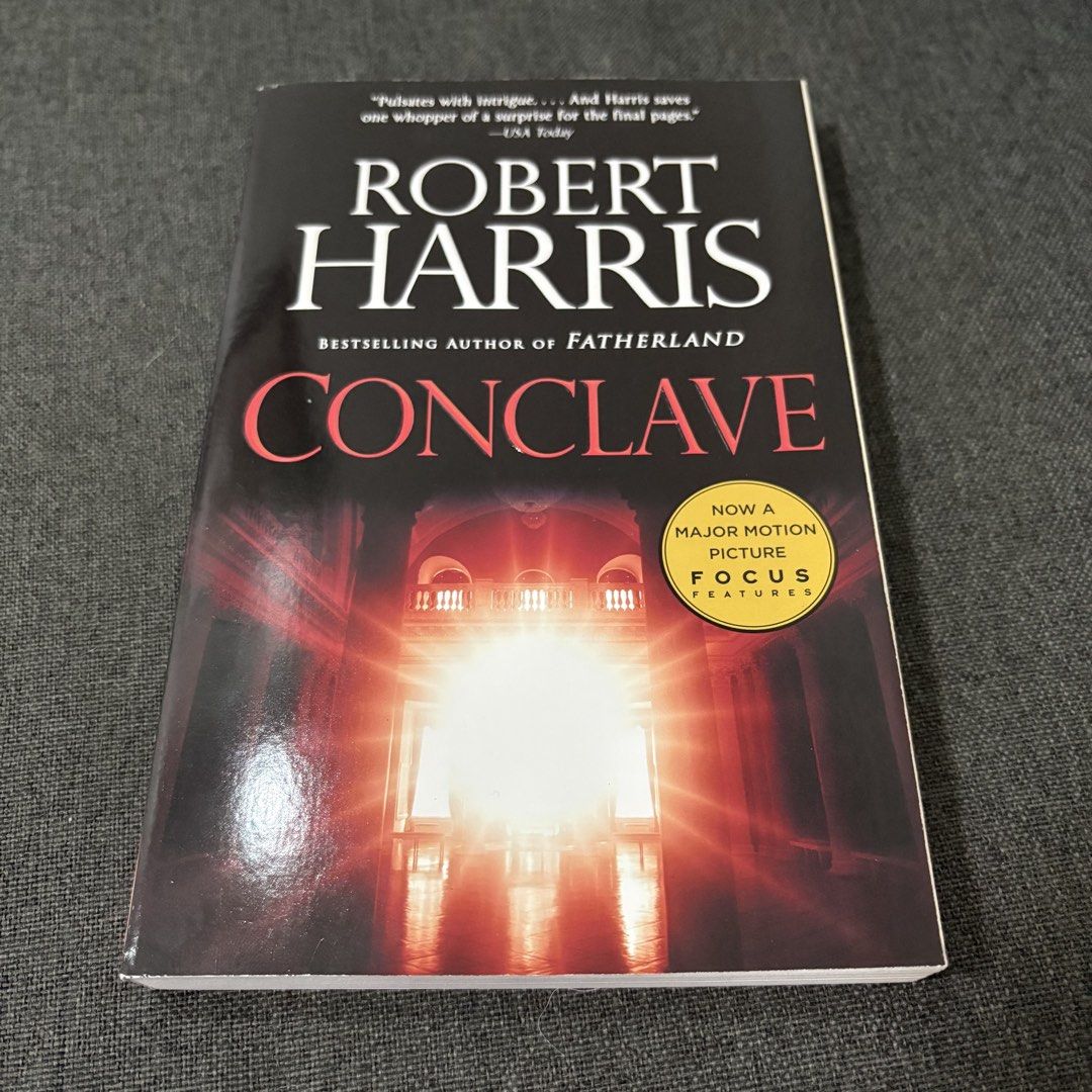 Conclave by Robert Harris (Category: Storybooks) located in Imus. Submitted by declutter201 (Listing ID 1469377556, Image 1). Description: Price: P250 Prio payo Location: Imus, Cavite MOP: BDO, Gcash, Maya, GoTyme MOD: GGX, J&T, SDD RFS: Decluttering You can message me for more details.