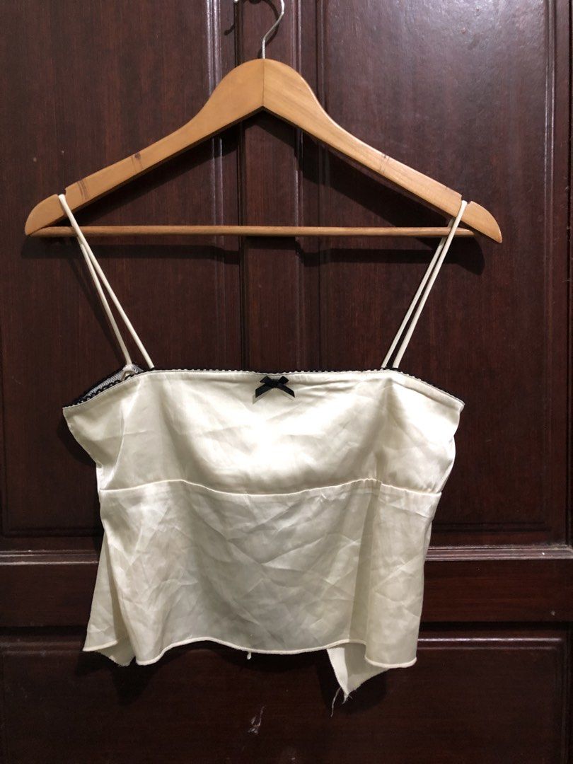 cream satin cami top (Category: Sleeveless) located in Balanga. Submitted by itsjuliaden07 (Listing ID 1469185208, Image 2). Description: .