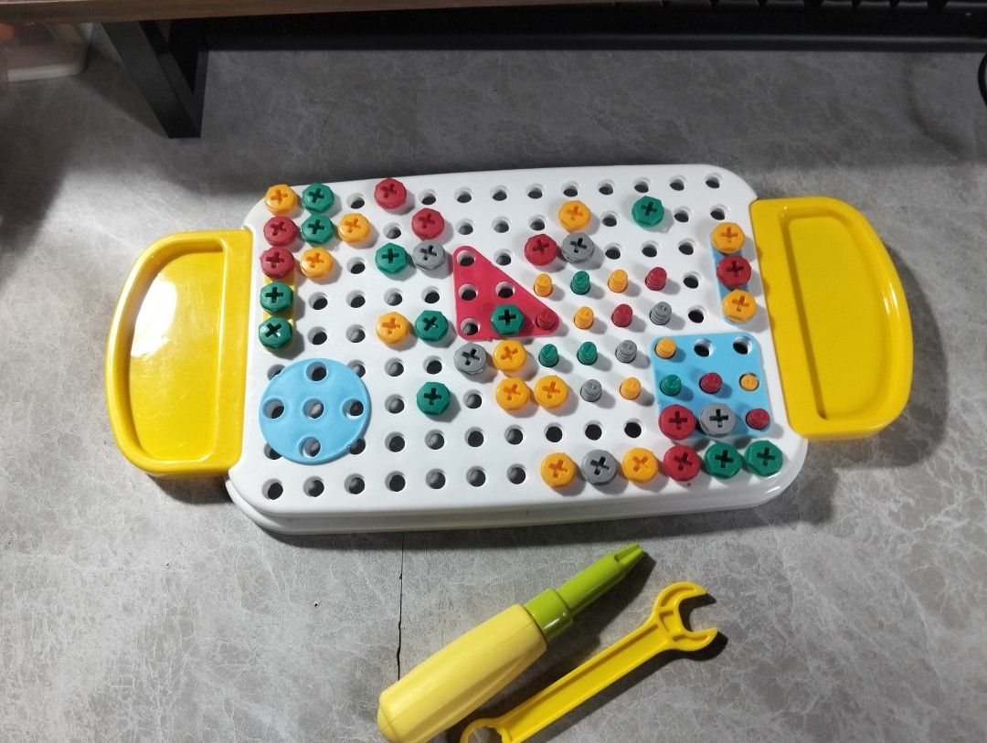 CREATIVE STEM DIY MOSAIC DRILL AND SCREW BUILDING TOY SET (Category: Interactive Toys) located in Batangas. Submitted by amerie_store (Listing ID 1469393436, Image 1). Description: ◾WYSIWYG 🔊Kindly visit & follow my FB page for more updated Toys,Aniks,etc...🤩 🌈👉AMERIE STORE👈🌈 📌Mine Now,Pay after invoice 📌No refund 📌MOP: Gcash 🚛 Shipping sched every Saturday only via Flash Express.