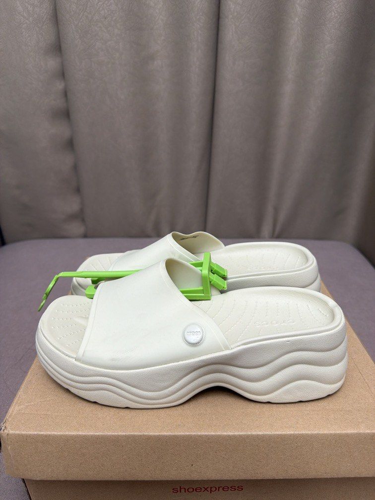 Crocs Beige Wedge Sandals (Category: Sandals) located in Las Pinas. Submitted by thealyssacloset (Listing ID 1469209524, Image 1). Description: .