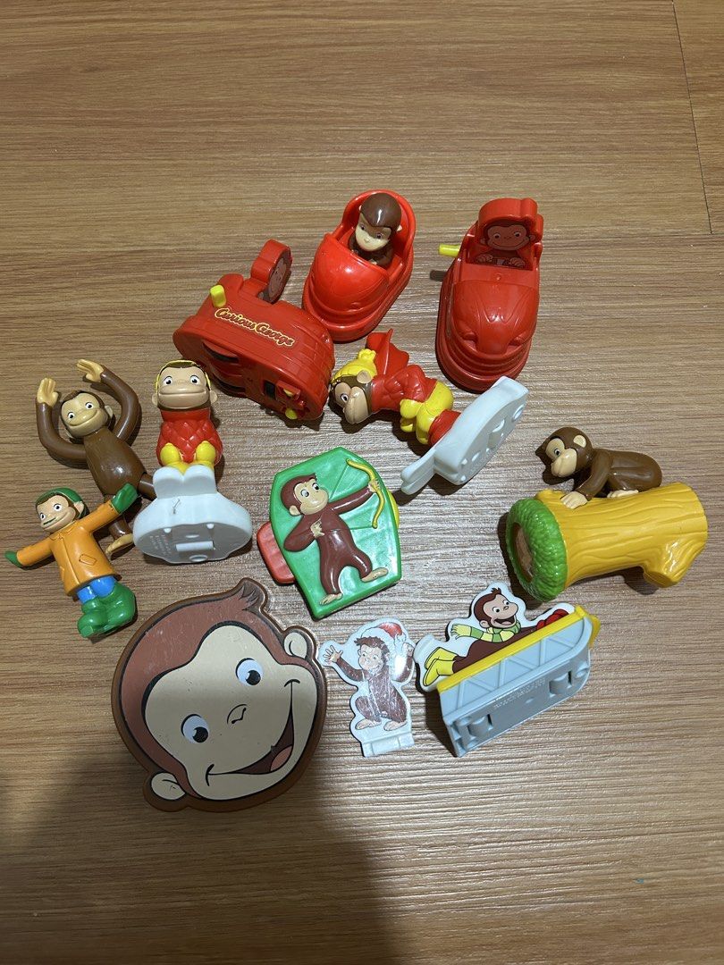 Curious George Figures and Toys Bundle (Category: Figurines & Statues) located in Pateros City. Submitted by cleanmycloset (Listing ID 1469362340, Image 2). Description: Preloved, unless stated brandnew. All items are declared AS IS. Pls manage your expectations. Tiktok checkout at your own risk or direct Jnt for safety. Lalamove for nearby areas and big items. Coin is used for size comparison. Follow me on tiktok @cleanmyclosetph & @cleanmyclose