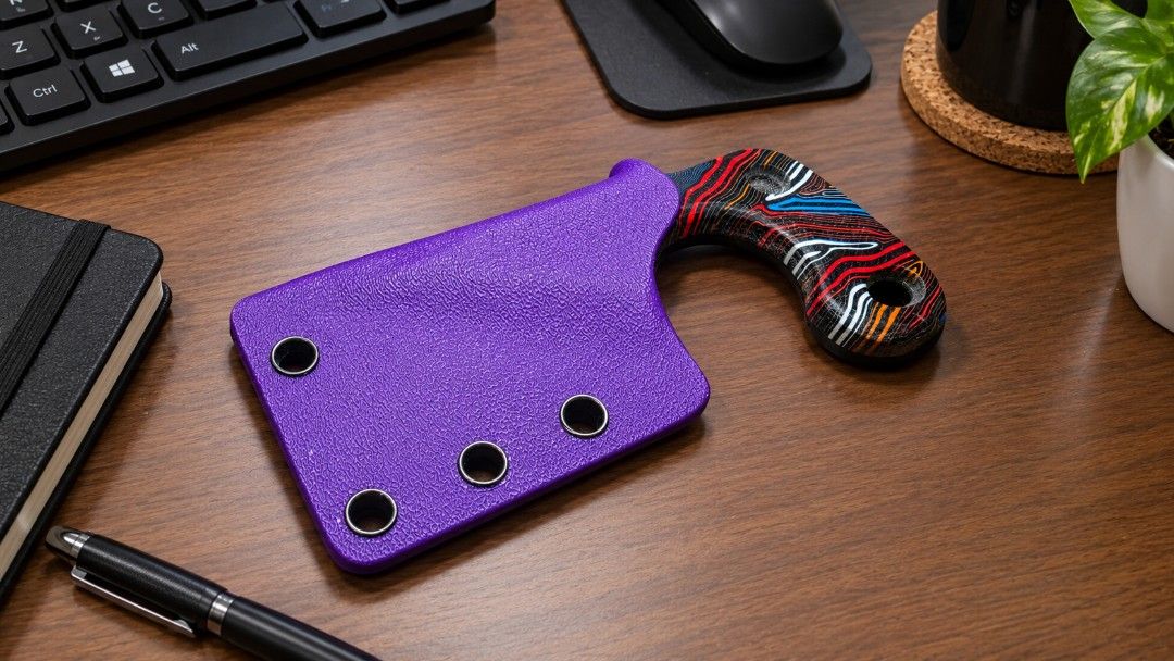 Custom Non Metallic Edc (Category: Hiking & Camping) located in Makati City. Submitted by punisher2k19 (Listing ID 1469333245, Image 2). Description: Made of tough G10 material with kydex sheath. Item is in makati. For pick up only..