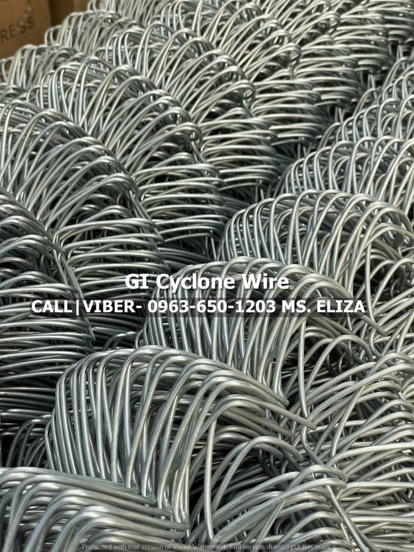 Cyclone wire Specs: 2.7mm × 2” × 4ft (Category: Other Home Furniture) located in Manila. Submitted by ramoseliza33488 (Listing ID 1469239871, Image 1). Description: .