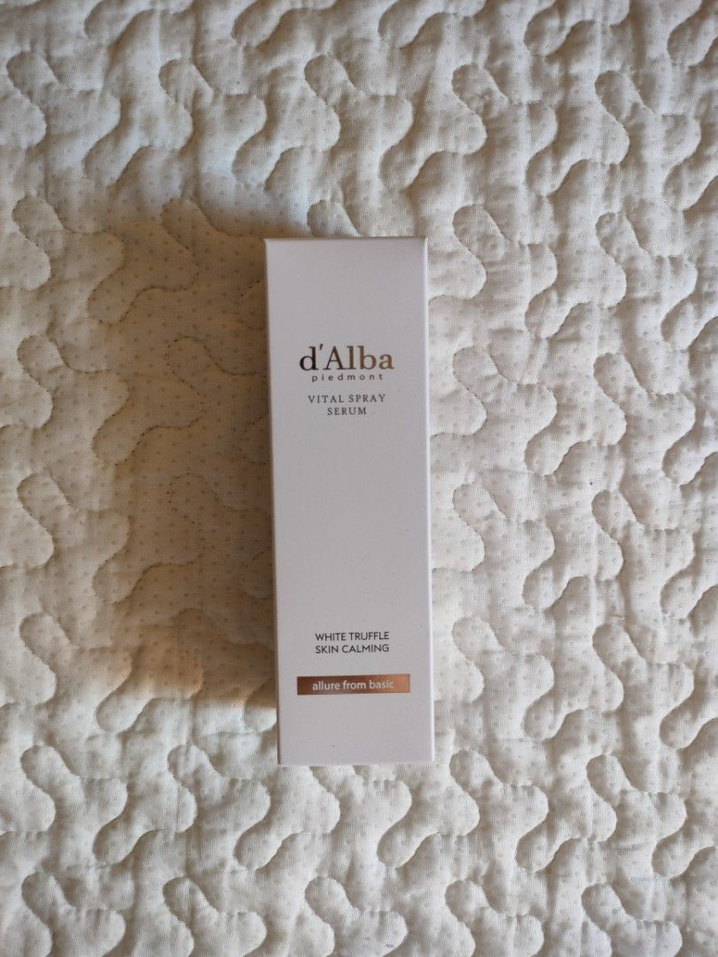 [D'ALBA] Vital Spray Serum 100ml (Category: Face Care) located in Tabaco. Submitted by danielamc17 (Listing ID 1469267139, Image 1). Description: - brand new and sealed - 100ml loc: Albay mod: J&T.