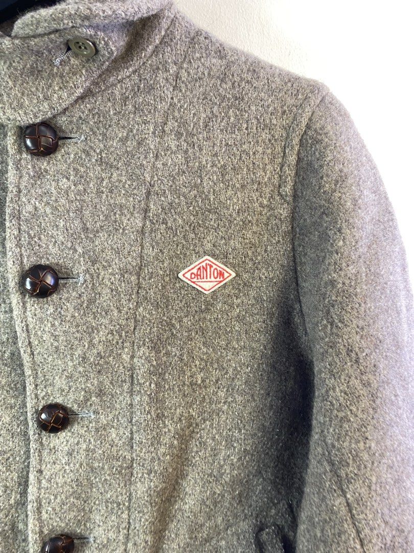 Danton Wool Mosser Single Hooded Jacket JD-8243 (Category: Coats, Jackets and Outerwear) located in Manila. Submitted by declutterpromax (Listing ID 1469220668, Image 2). Description: - Authentic Danton wool mosser single jacket (Style Code: JD-8243) - Color: Sophisticated greyish brown - Material: 79% wool and 21% polyester with cotton details and genuine cow leather buttons - Made in Japan with exceptional craftsmanship - Features the classic D