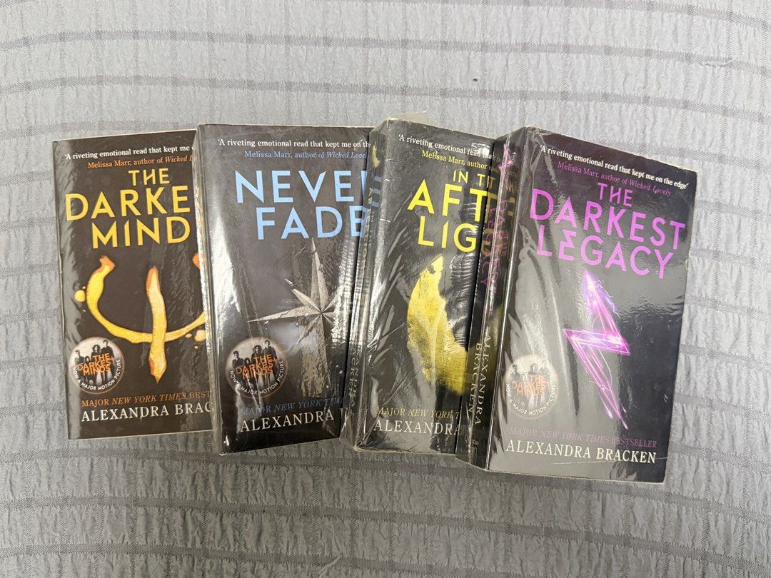 Darkest Minds by Alexandra Braken Set (Category: Storybooks) located in Manila. Submitted by augustezr25275 (Listing ID 1469291122, Image 1). Description: Sold as set only. Buyer will shoulder sf MOD: JnT.