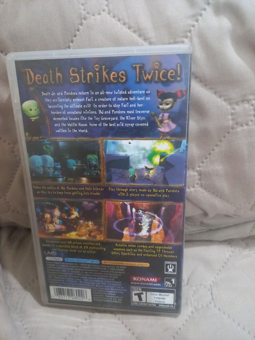 Death jr 2 PsP game (Category: PlayStation) located in Valenzuela. Submitted by retro.rush (Listing ID 1469315606, Image 2). Description: no manual gcash payment delivery j&t lalamove.