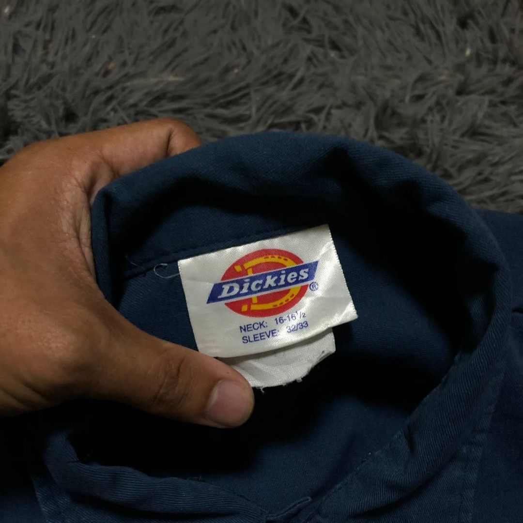 Dickies Button Down Polo Longsleeve (Category: Activewear) located in Camiling. Submitted by thriftscape2024 (Listing ID 1469333176, Image 2). Description: Excellent Condition Color rate: 9/10 Issue: need wash Dimes: W23xL31.