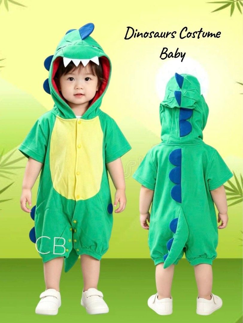 Dinosaur Romper Baby Custome (Category: Babies & Kids Fashion) located in Manila. Submitted by viashop02 (Listing ID 1469315194, Image 1). Description: Dinosaur Romper Baby Costume ✅ Included : Romper With Hoody ✅ Price: ₱580 ✅Size: (0-6months)(6-12months)(12-18months)(18-24months)(2-3yrs) Actual photo is posted Onhand all Items no customize Made in Bangkok Good quality ✅ Cash on delivery via lalamove ✅ Pm for more information,,,.