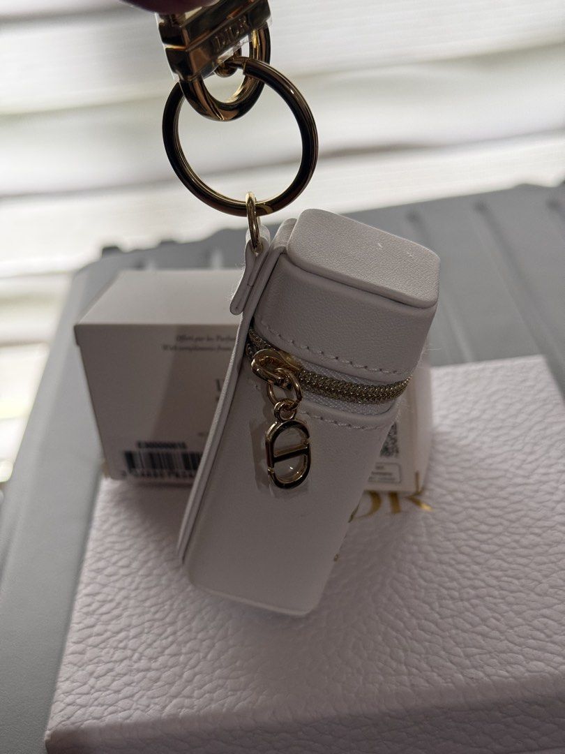 Dior J'adore Key Ring (can be a bag charm) (Category: Everything Else Others) located in Manila. Submitted by hellomrys (Listing ID 1469179820, Image 2). Description: - Authentic Dior J'adore key ring - you can put mini lippies or mini perfume if it fits.