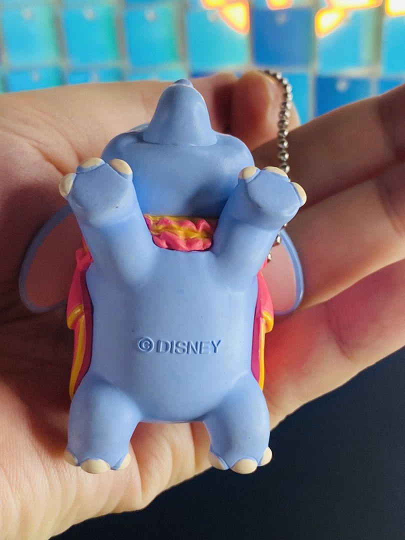 Disney Dumbo figure keychain (Category: Character Goods) located in Manila. Submitted by kawaii_omocha_est2020 (Listing ID 1469215829, Image 3). Description: .