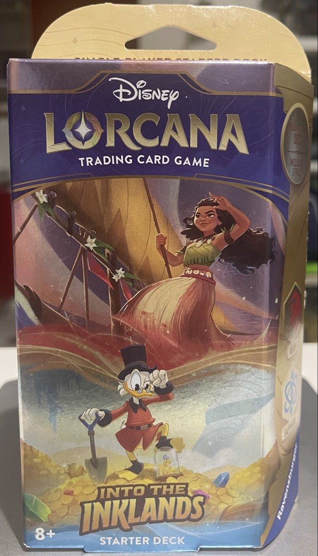 Disney Lorcana Into the Inklands Ruby & Sapphire (Category: Card Boxes & Cases) located in Mandaluyong City. Submitted by cipherwork53748 (Listing ID 1469314980, Image 1). Description: For Sale: Disney Lorcana Into the Inklands Starter Deck Ruby & Sapphire.