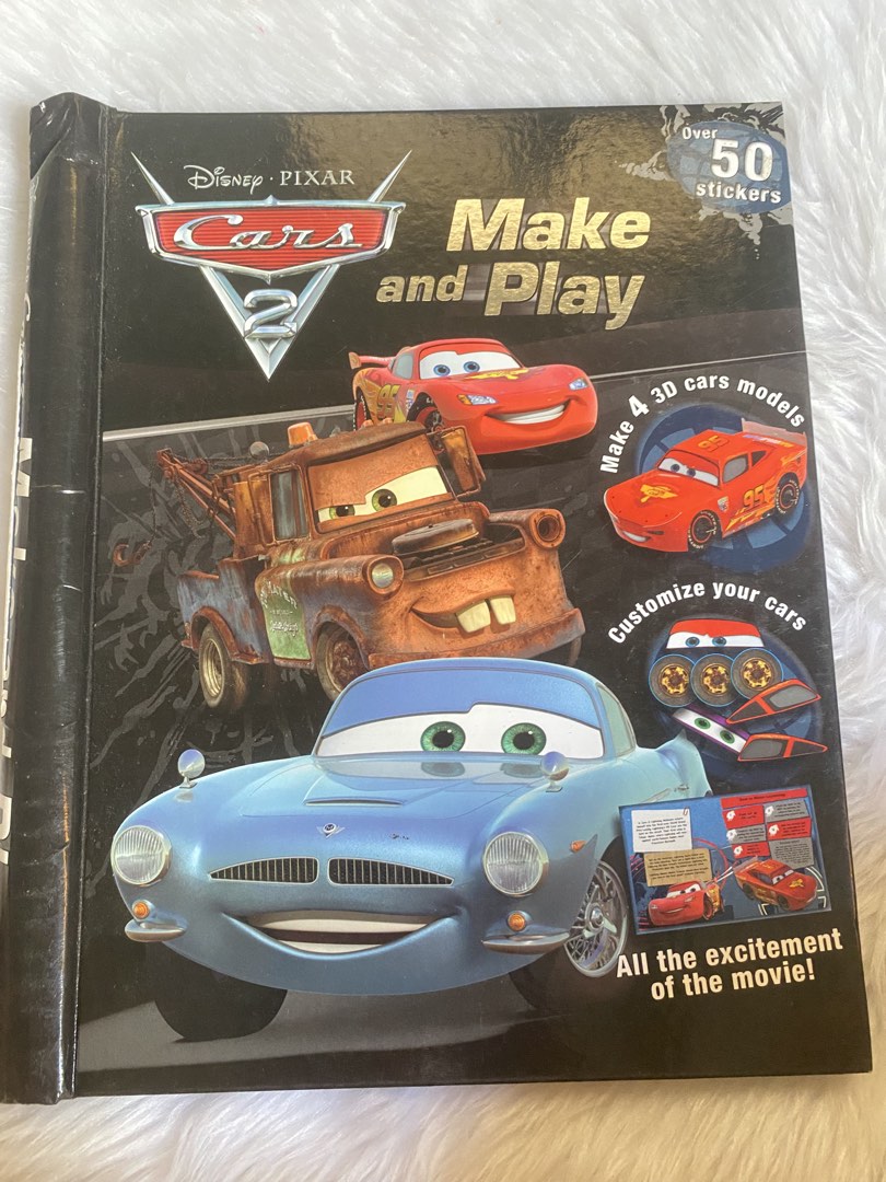 Match Computer Component Activity Disney Pixar Cars 2 Make and Play Activity Book, Hobbies & Lifestyle ...
