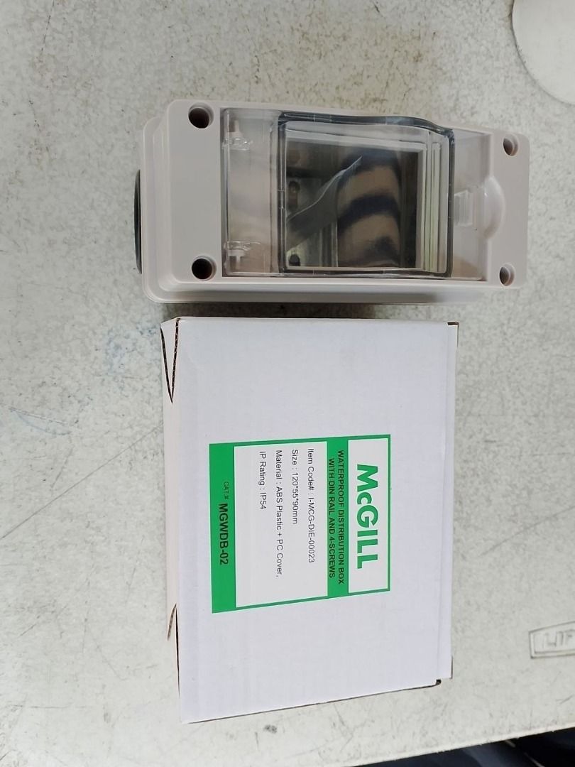 Distribution Box Specs: MGWDB-02 (Category: Everything Else Others) located in Manila. Submitted by joeyroque09 (Listing ID 1469235456, Image 3). Description: Distribution Box Specs: MGWDB-02.