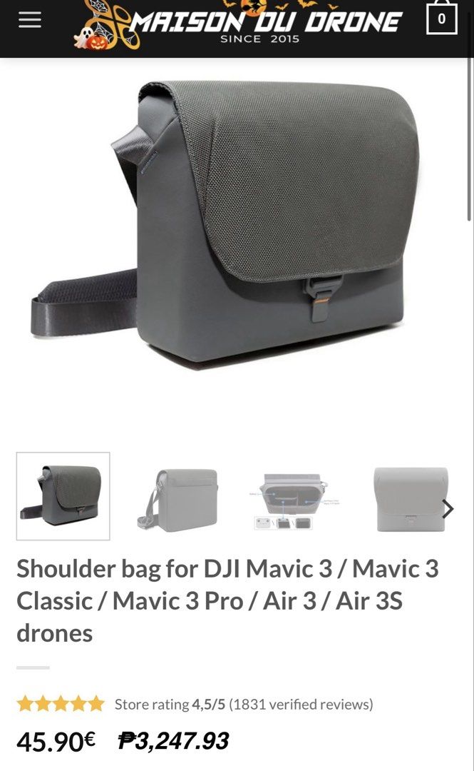 DJI Carrying Bag (Category: Drones) located in Bauang. Submitted by thriftypockets92 (Listing ID 1469297302, Image 2). Description: .