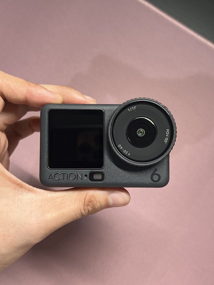 DJI Osmo Action 6 Unit Only (Category: Video Cameras) located in Manila. Submitted by abbyaguilar (Listing ID 1469316401, Image 2). Description: Please read ‼️ 🏷️ ₱18k fixed DJI Osmo Action 6 Unit Only • Excellent Condition • No issue • Bought January 2026 Inclusions • Action 6 With Tempered • 1pc Extreme Battery Plus • Silicon Case • Camera Pouch 📍Malabon City (for pickup / meetup near my location only).