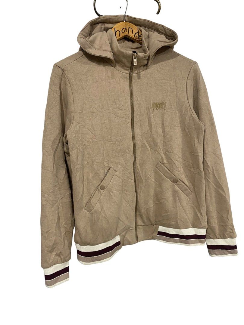 DKNY bomber Jacket with hood (Category: Coats, Jackets and Outerwear) located in Digos. Submitted by zhanderapp47607 (Listing ID 1469245374, Image 2). Description: DKNY bomber Jacket with hood Size medium tag Dimension 20x25 Excellent condition Colorate 9.8/10 No iisue .