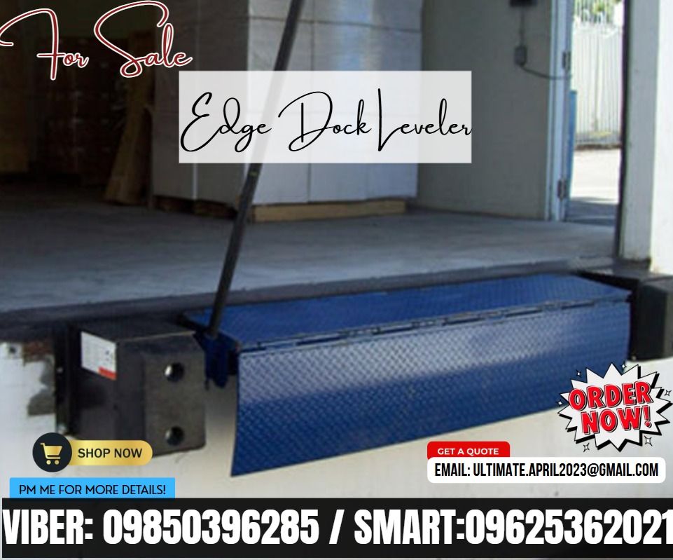 Dock Leveler Camera For Sale (Category: Looking For) located in Pasig City. Submitted by star_maya168 (Listing ID 1469256474, Image 1). Description: 📌 Huurryyyyy and get discount 📍For Sale For Sale For Sale Mechanical Stationary Edge Dock Leveler 3-5tons PHP491,400.00 size of the dock pit or the dock leveler. 2.10m x2.70m�capacity - 3-5 tons�height of your loading bay from the ground - 1 meter�will the dock leveler be used for 40' and 20' conta