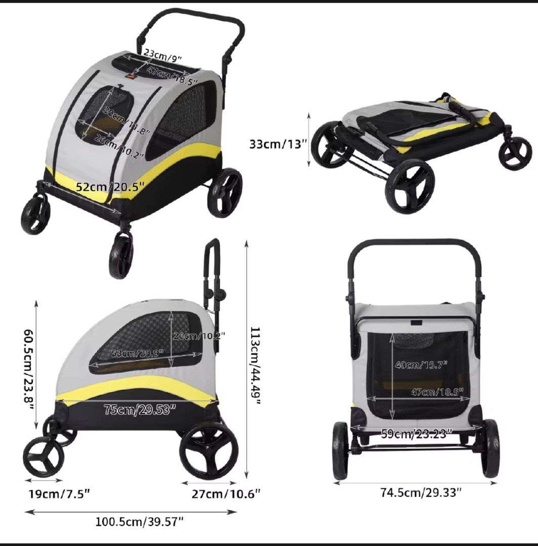 Dog stroller Large (Category: Homes & Other Pet Accessories) located in Manila. Submitted by bikerguy (Listing ID 1469268799, Image 2). Description: For sale only Dog Stroller Newly delivered and assembled 4,500.00 See picture for dimensions RFS. too large for a dachshund location Greenwoods Village, Cainta 📌 The benko brew.
