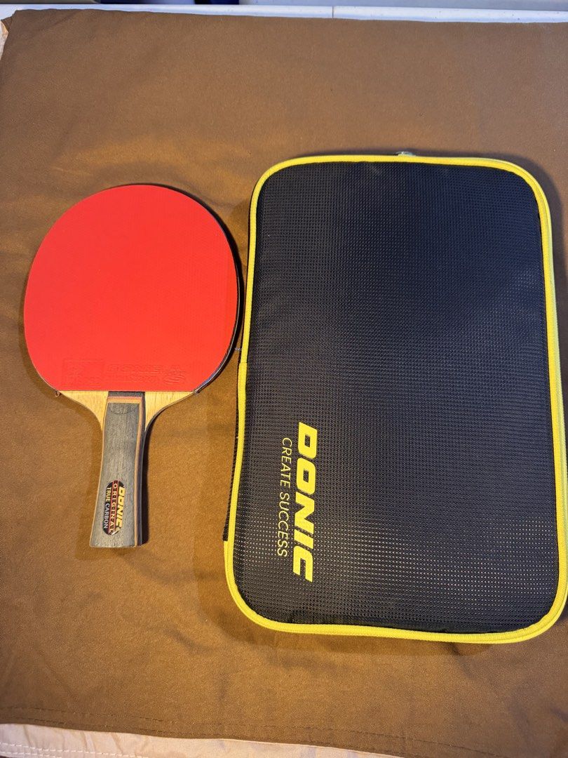 Donic Table Tennis Racket (Category: Racket and Ball Sports) located in Mandaue City. Submitted by yshi_sha (Listing ID 1469196048, Image 3). Description: Table tennis racket FOR SALE Selling my Donic table tennis racket with case! • Donic Blue Storm Z1- Black (Forehand) • Donic Blue Storm Z1 Turbo- Red • Donic Original True Carbon Bought from the US Very good condition Not used much anymore since I’ve been busy with school Buyer will shoulder th