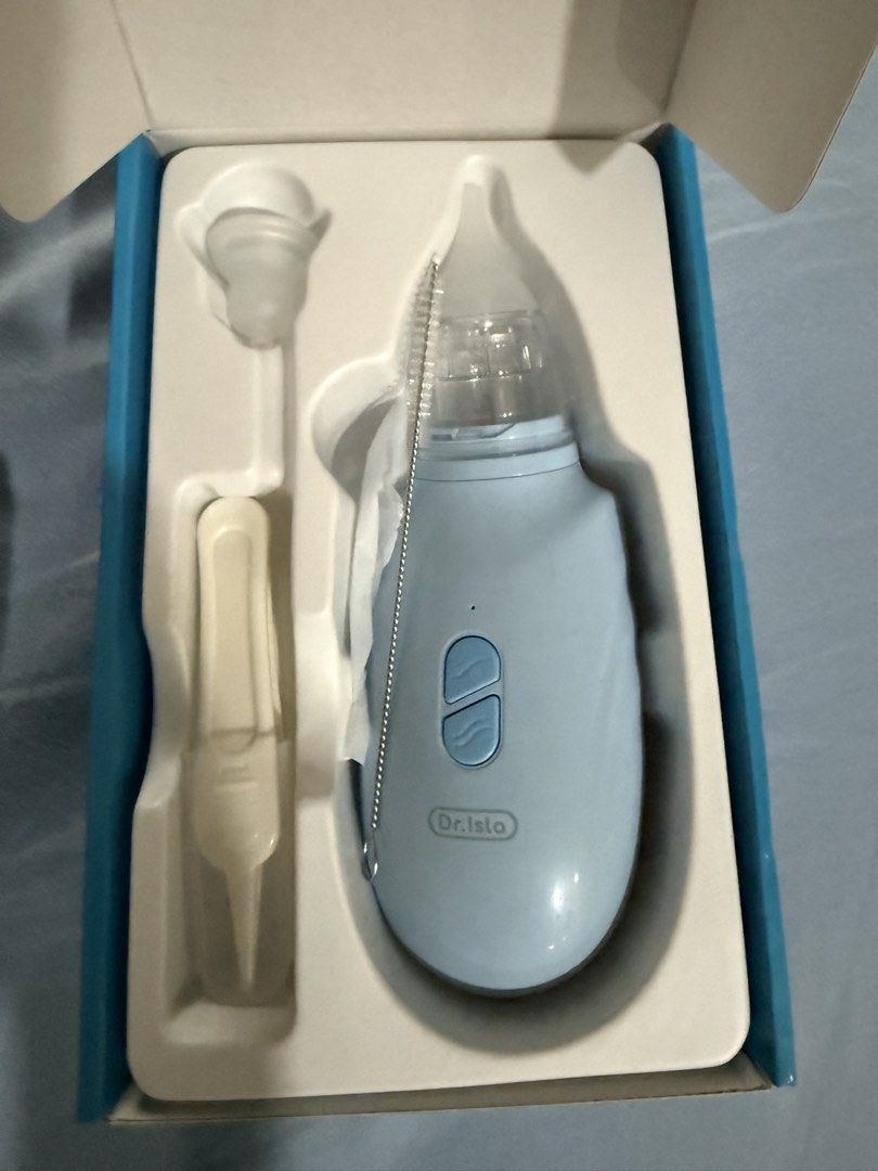Dr. Isla Baby Nasal Aspirator (Category: Baby Toiletries & Grooming) located in Taguig. Submitted by eserehtmil (Listing ID 1469183449, Image 2). Description: Dr.Isla Baby Electric Nasal Aspirator Rechargeable Automatic Nose Cleaner Silicone Low Noise U93 Brand new, never used. Gifted. Can be gifted for baby shower Shipping shouldered by buyer.