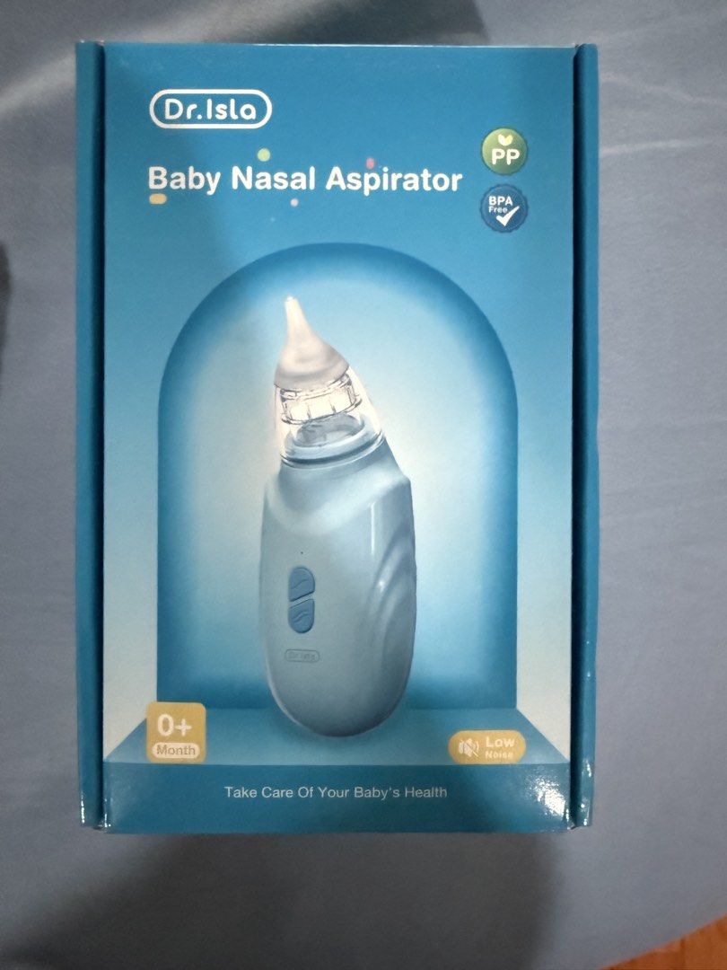 Dr. Isla Baby Nasal Aspirator (Category: Baby Toiletries & Grooming) located in Taguig. Submitted by eserehtmil (Listing ID 1469183449, Image 1). Description: Dr.Isla Baby Electric Nasal Aspirator Rechargeable Automatic Nose Cleaner Silicone Low Noise U93 Brand new, never used. Gifted. Can be gifted for baby shower Shipping shouldered by buyer.