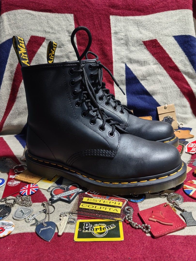 DR. MARTENS 1460 (Category: Boots) located in Baguio. Submitted by curated_luxe_brandeds (Listing ID 1469196198, Image 1). Description: DR. MARTENS 1460 GUARANTEED AUTHENTIC UK 7 US 8 MENS US 9 WOMENS EUR 41 PHP 5580+SF SEE PICS FOR DETAILS LIKE NEW CONDITION COLOR MAY VARY DUE TO LIGHTING MOP BDO /GCASH NO COD /COP PHYSICAL STORE :STALL 324A THIRD FLOOR SKYWORLD SESSION ROAD BAGUIO CITY FB PAGE /CAROUSELL : curated_luxe_brandeds FACEBOOK SELLING