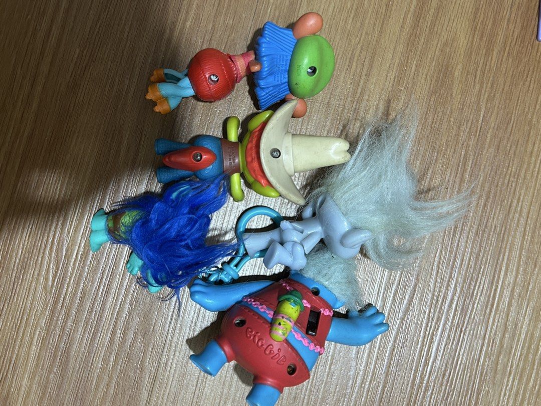 DreamWorks Trolls action figures and keychains bundle (Category: Figurines & Statues) located in Pateros City. Submitted by cleanmycloset (Listing ID 1469362766, Image 2). Description: Preloved, unless stated brandnew. All items are declared AS IS. Pls manage your expectations. Tiktok checkout at your own risk or direct Jnt for safety. Lalamove for nearby areas and big items. Coin is used for size comparison. Follow me on tiktok @cleanmyclosetph 