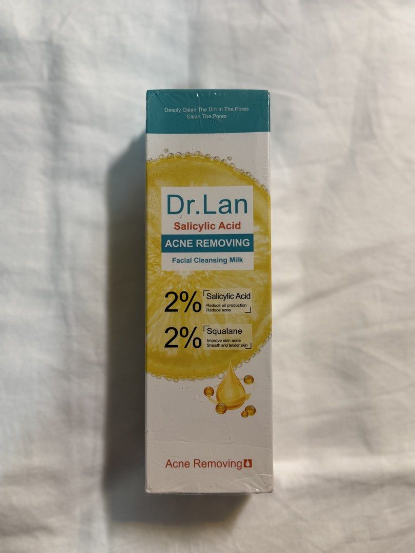 dr.lan Salicylic Acid Acne Removing Facial Cleansing Milk Sealed ...