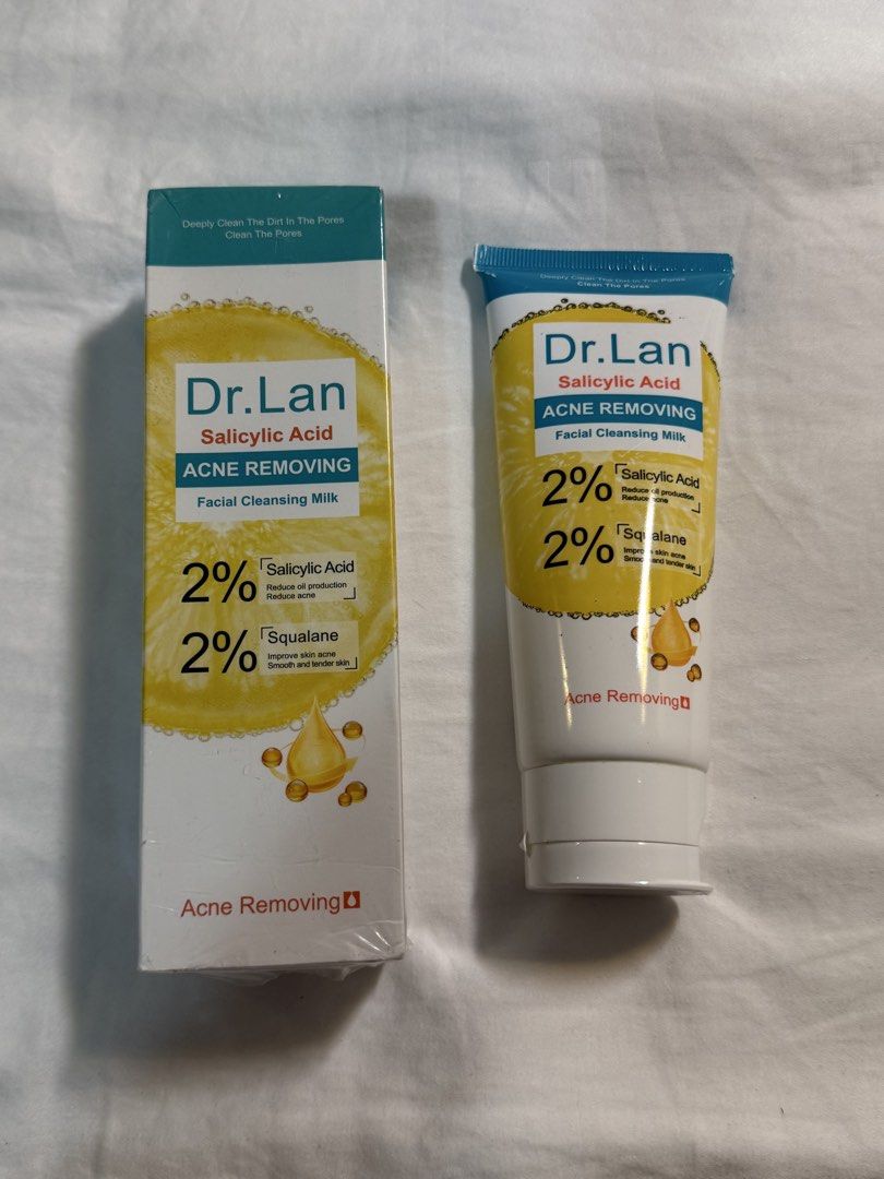 dr.lan Salicylic Acid Acne Removing Facial Cleansing Milk Sealed ...