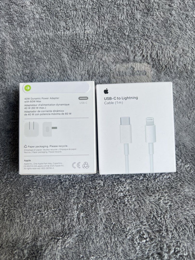 Dynamic iPhone Lightning Charger Set 60W (Category: Chargers) located in Manila. Submitted by warm_jamin (Listing ID 1469365507, Image 2). Description: Dynamic iPhone Lightning Charger Set 60W 🔌 Dynamic Lightning Charger Set 60W 📦 On-hand items, ready for delivery ⚡ Suitable for compatible Lightning devices 🚚 Same-day delivery available around Manila 📩 PM for price, availability, and more details! .