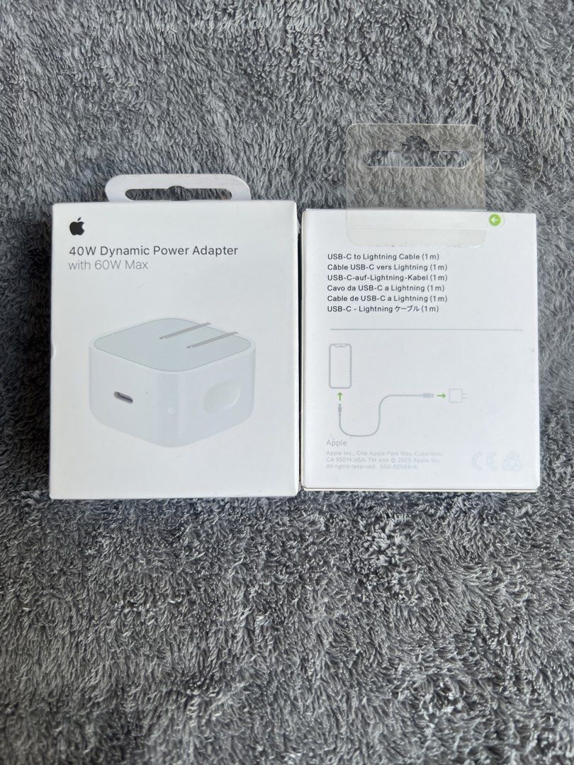 Dynamic iPhone Lightning Charger Set 60W (Category: Chargers) located in Manila. Submitted by warm_jamin (Listing ID 1469365507, Image 3). Description: Dynamic iPhone Lightning Charger Set 60W 🔌 Dynamic Lightning Charger Set 60W 📦 On-hand items, ready for delivery ⚡ Suitable for compatible Lightning devices 🚚 Same-day delivery available around Manila 📩 PM for price, availability, and more details! .