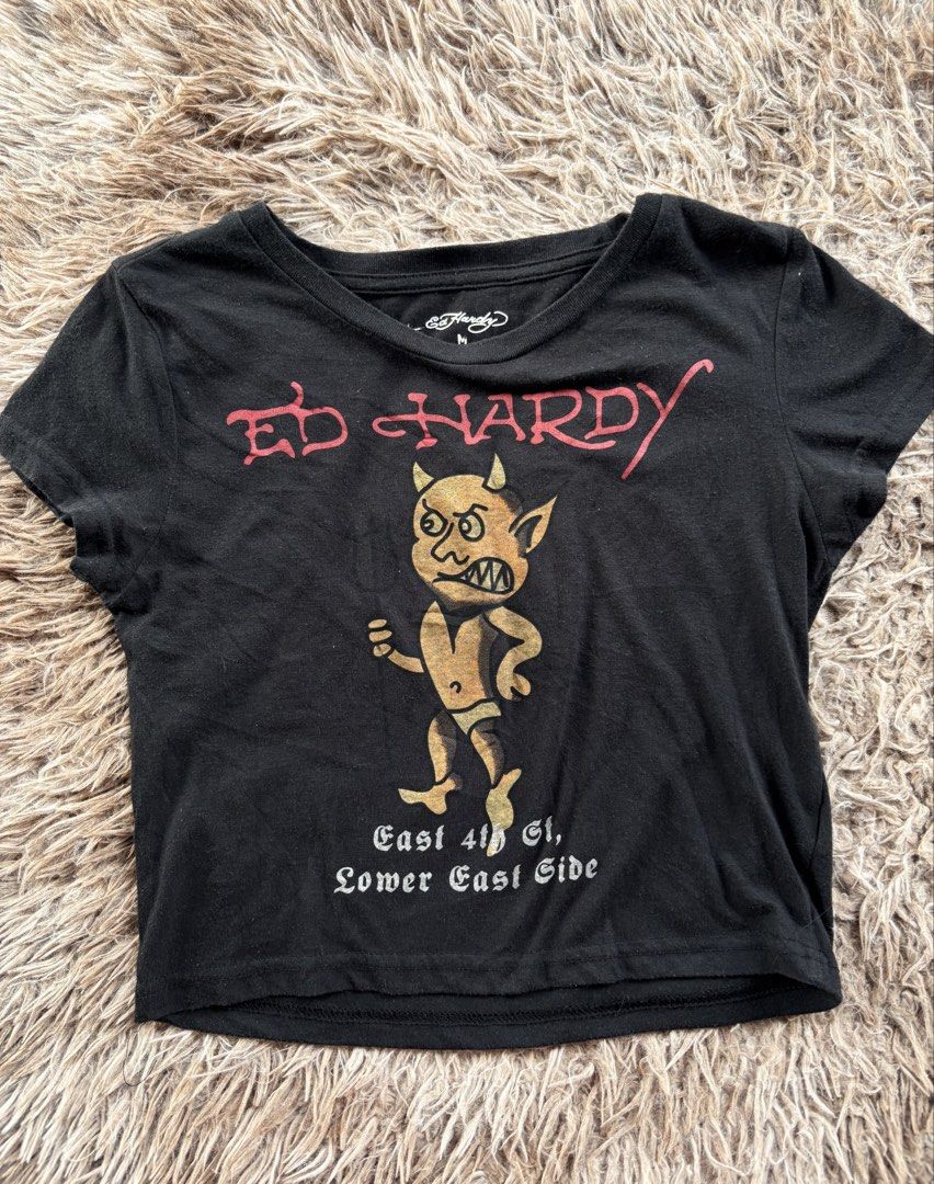 Ed Hardy Baby Tee (Category: Others Tops) located in Tarlac. Submitted by alxssmrcs_ (Listing ID 1469229892, Image 1). Description: .