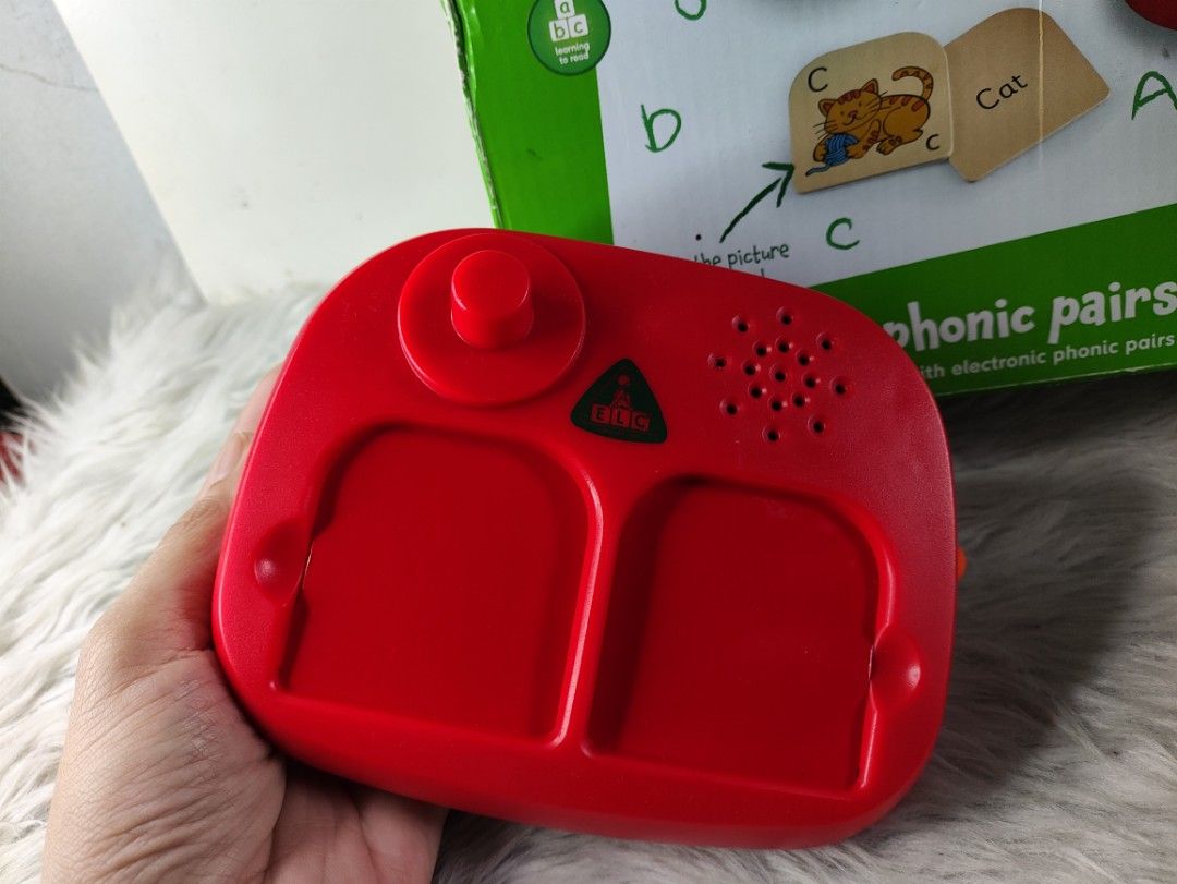 ELC Electronic Phonic Pairs Educational Toy (Category: Educational & Learning Toys) located in Cavite. Submitted by tinetaclesss (Listing ID 1469388193, Image 2). Description: missing 2 cards - .