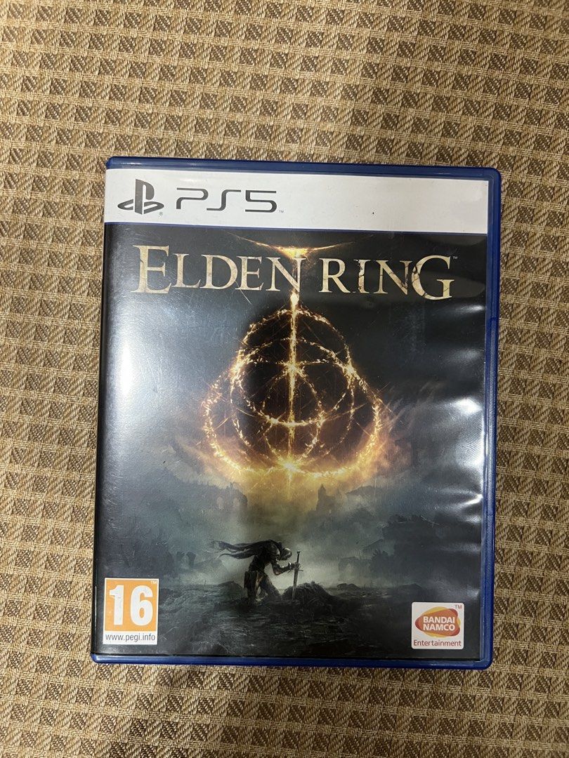Elden Ring PS5 Game Disc with Case (Category: PlayStation) located in Marikina City. Submitted by pepitsells (Listing ID 1469293709, Image 1). Description: for the PlayStation 5 (PS5) physical disc in original blue case, clean and scratch-free original insert flyer with QR code and code text (i believe it’s used since i got it for free with the ps5 secondhand) tested and 100% working, ready to play! MOP: Gcash/Bank transfer RFS: not being used an