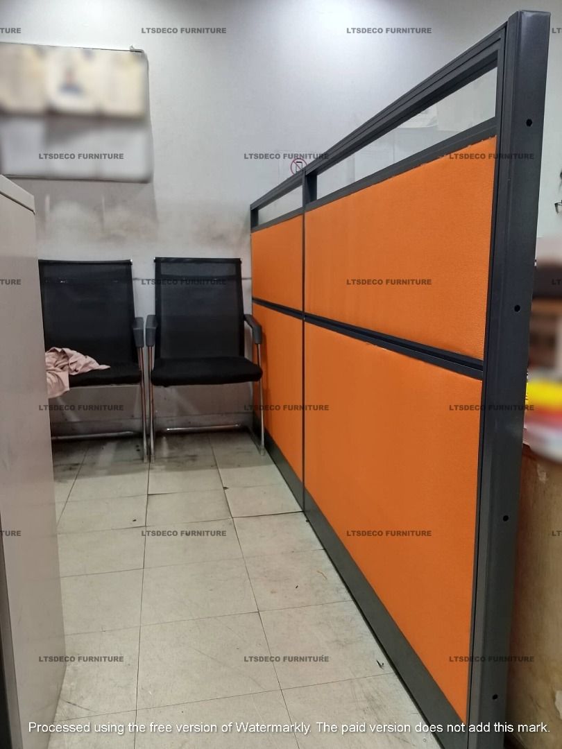 FABRIC WITH GLASS WORKSTATION CUBICLES OFFICE PARTITION (Category: Everything Else Others) located in Quezon City. Submitted by youngearth_667e84 (Listing ID 1469224333, Image 3). Description: 📌Please note: Prices shown are for reference only Actual price may vary depending on size, material, quantity, and specifications. LTSDECO Home and Office Furniture Trading MANUFACTURER • FABRICATOR • SUPPLIER 📲 V i b e r : +63 923 841 8065 HIGHER PRICE, 