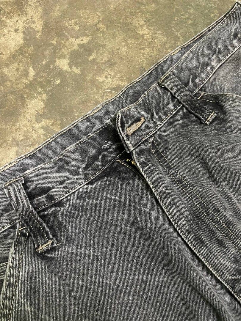 Faded Glory Carpenter pants (Category: Jeans) located in Rodriguez. Submitted by randomthrift777 (Listing ID 1469284549, Image 3). Description: DIMENSIONS Faded glory Carpenter pants gray wash carpenter pants Hard denim WAIST 32 LENGHT 40.