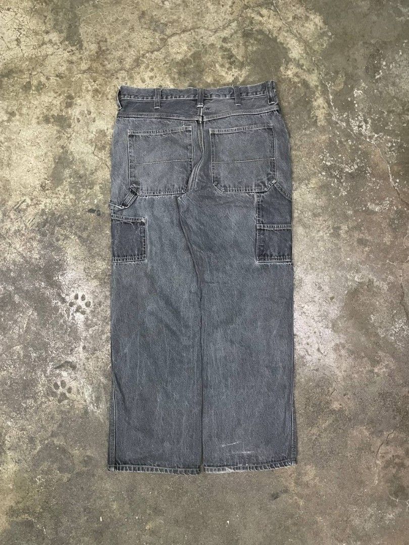 Faded Glory Carpenter pants (Category: Jeans) located in Rodriguez. Submitted by randomthrift777 (Listing ID 1469284549, Image 2). Description: DIMENSIONS Faded glory Carpenter pants gray wash carpenter pants Hard denim WAIST 32 LENGHT 40.